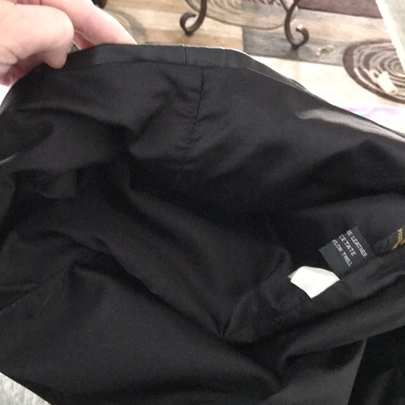 LEATHER GENUINE SKIRT SZ 10 BLACK BY TANNERY WEST EXCELLENT CONDITION! - Picture 10 of 10